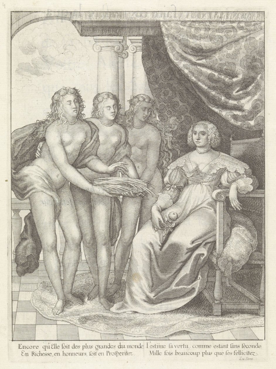 Porträt von Amalia von Solms von Wenceslaus Hollar