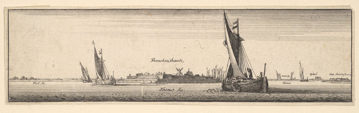Schenkenschanz, 1642-1644 von Wenceslaus Hollar