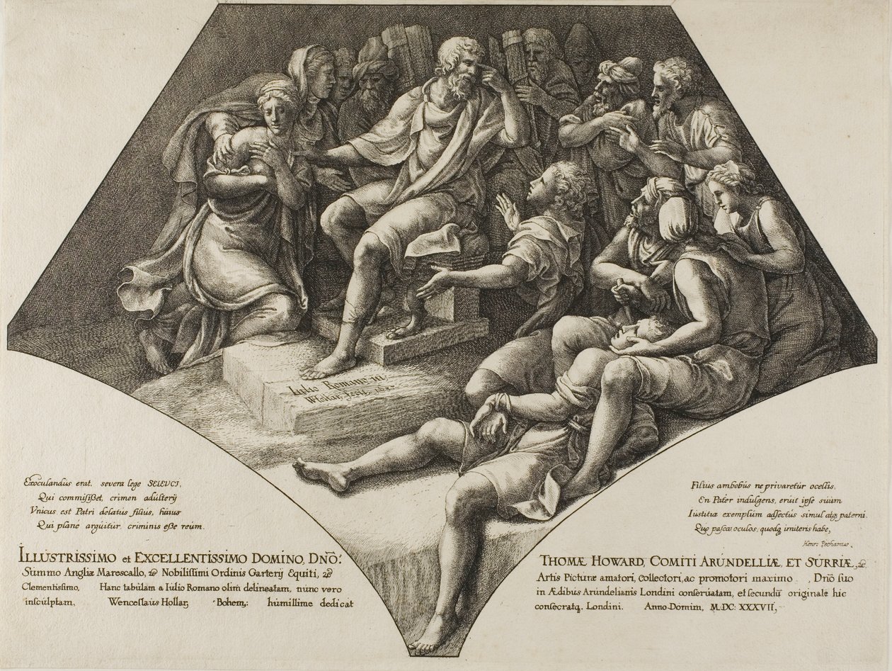Seleukos und sein Sohn von Wenceslaus Hollar