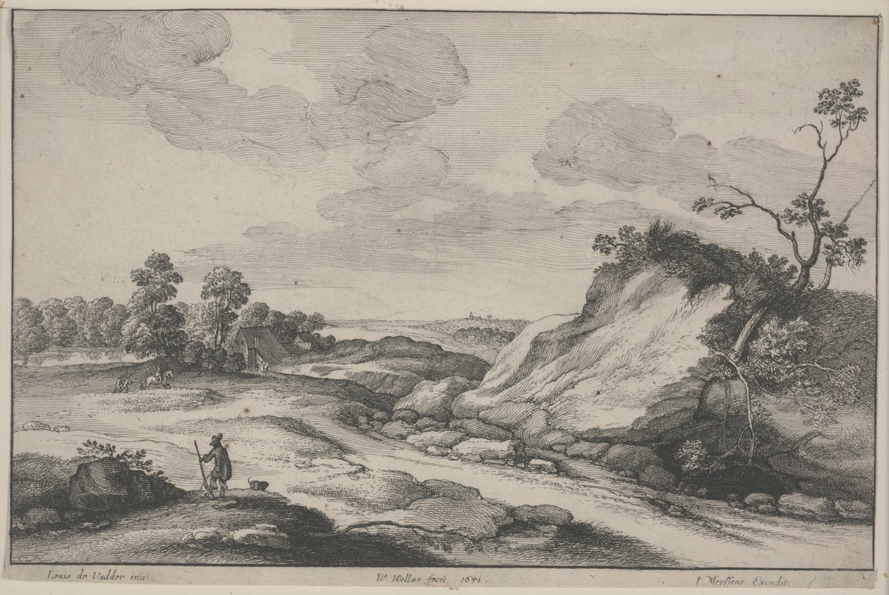 Der Jäger von Wenceslaus Hollar