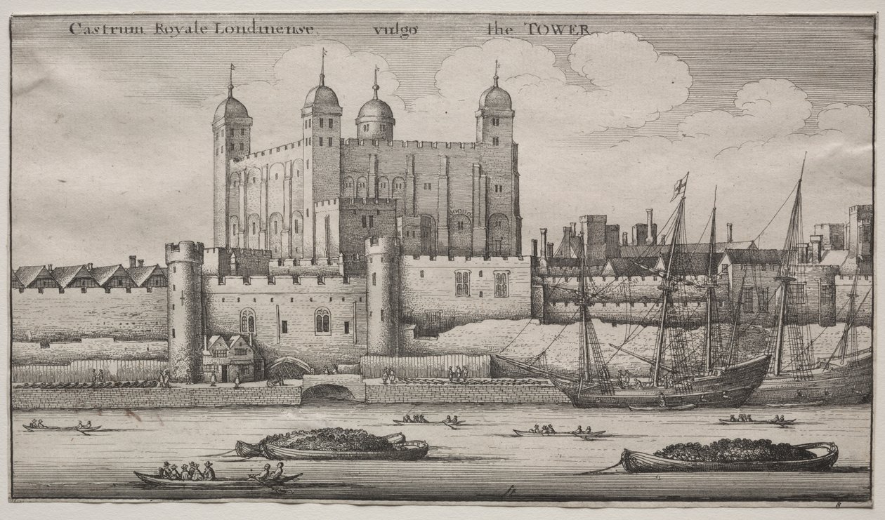 Der Turm, London von Wenceslaus Hollar