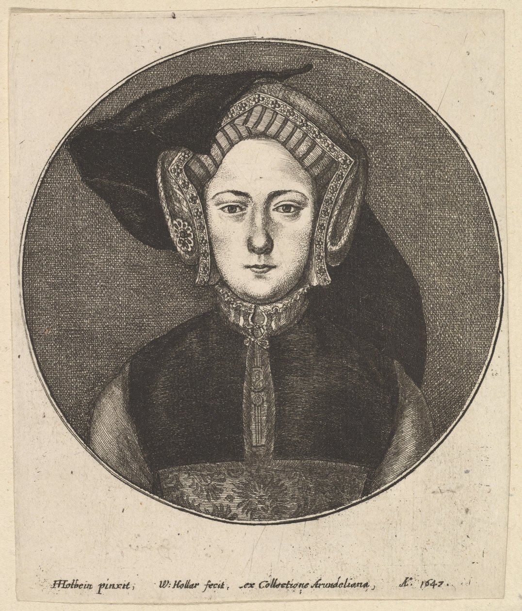 Unbekannte Frau von Wenceslaus Hollar
