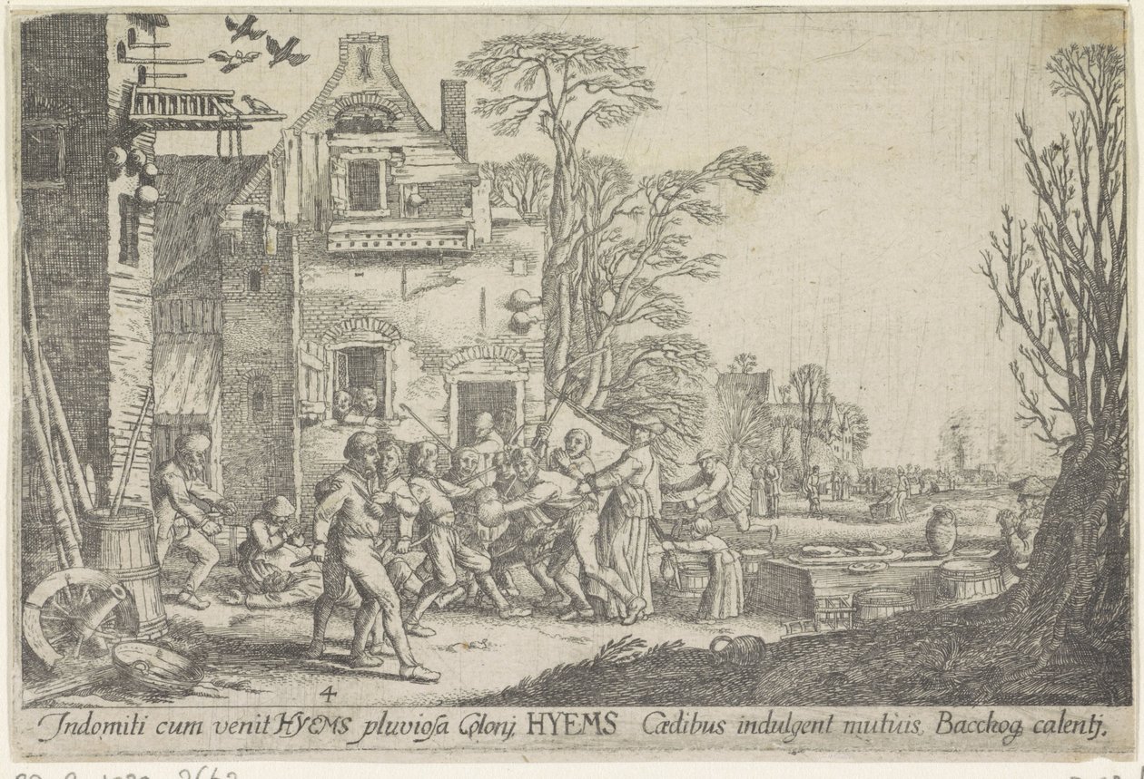 Winter von Wenceslaus Hollar