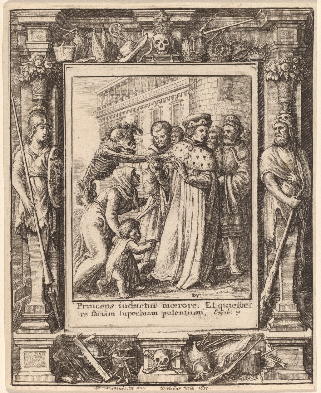 Herzog von Wenceslaus Hollar after Hans Holbein the Younger after Abraham van Diepenbeeck
