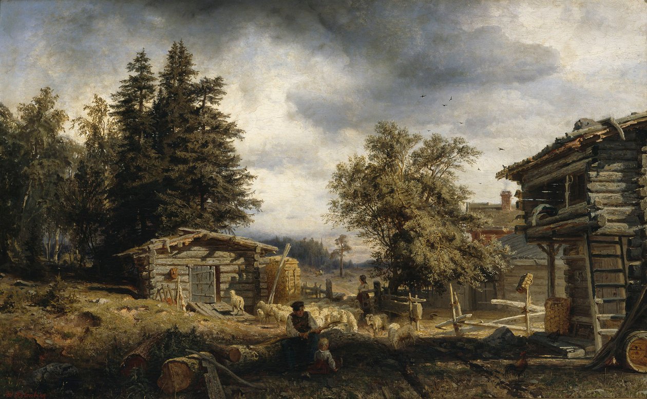 Hütte in Kuru von Werner Holmberg