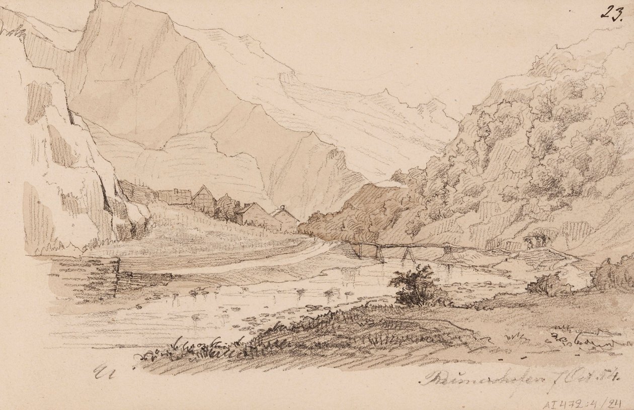Landschaft, Reimershofen von Werner Holmberg