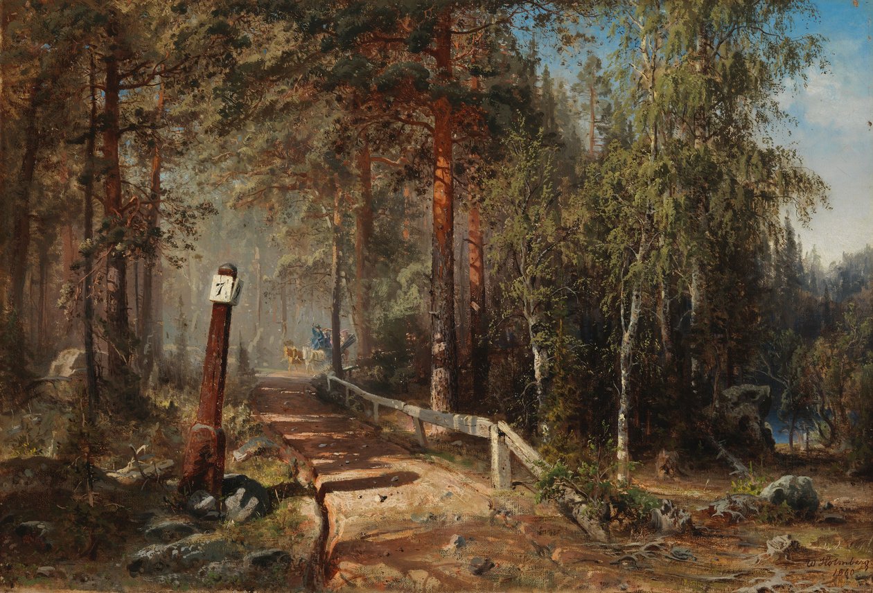 Poststraße in Häme von Werner Holmberg