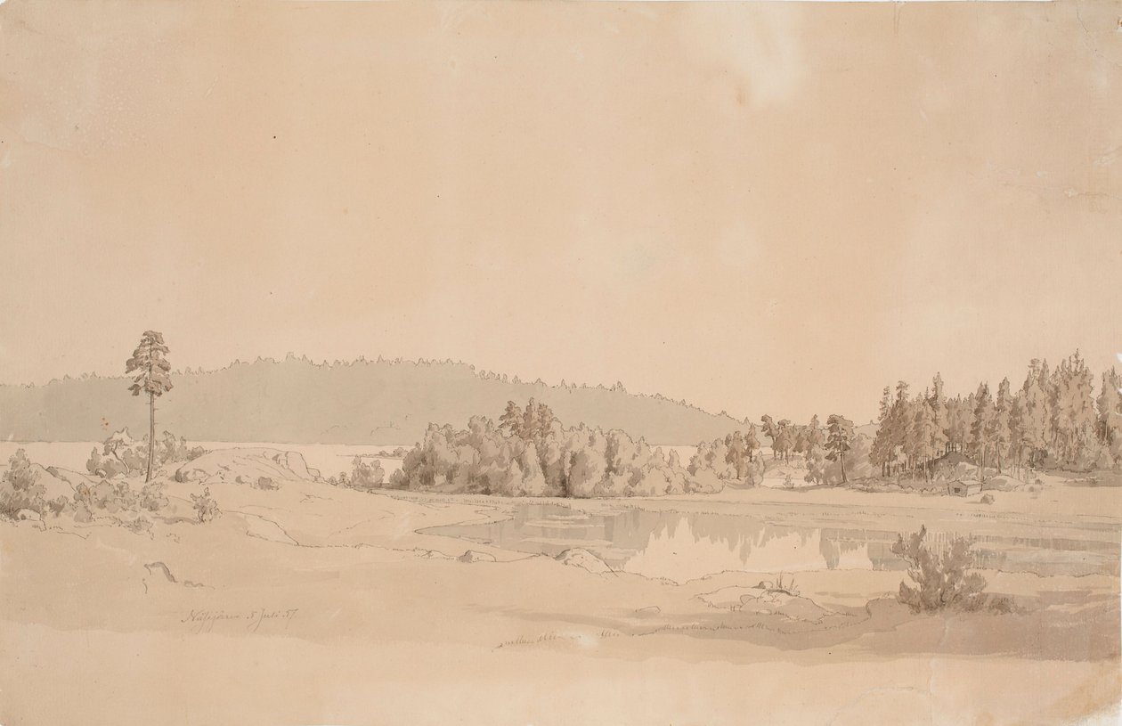 Bucht von Näsijärvi von Werner Holmberg