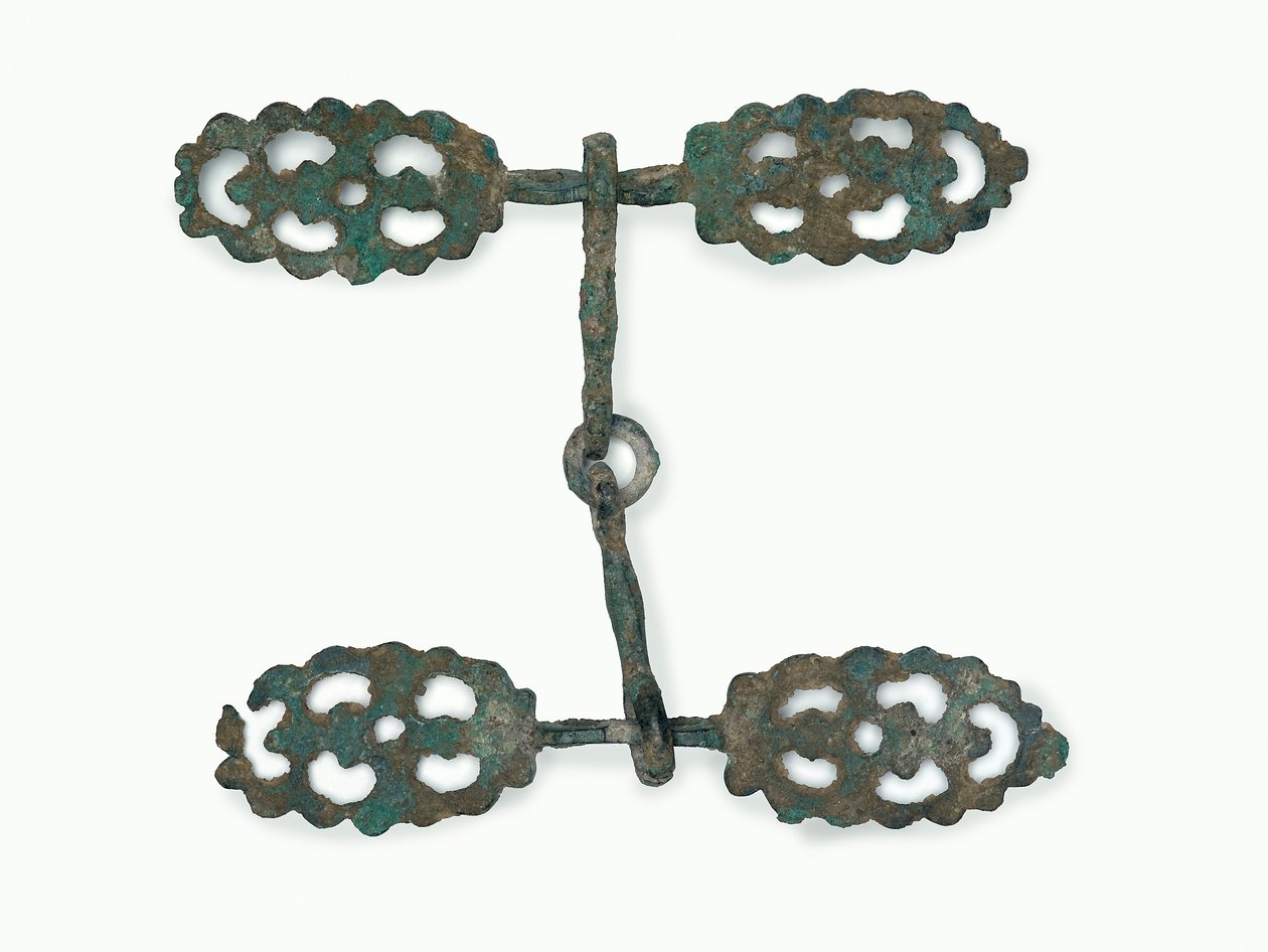 Pferdezaumzeug (Bronze) von Western Zhou Dynasty Chinese School
