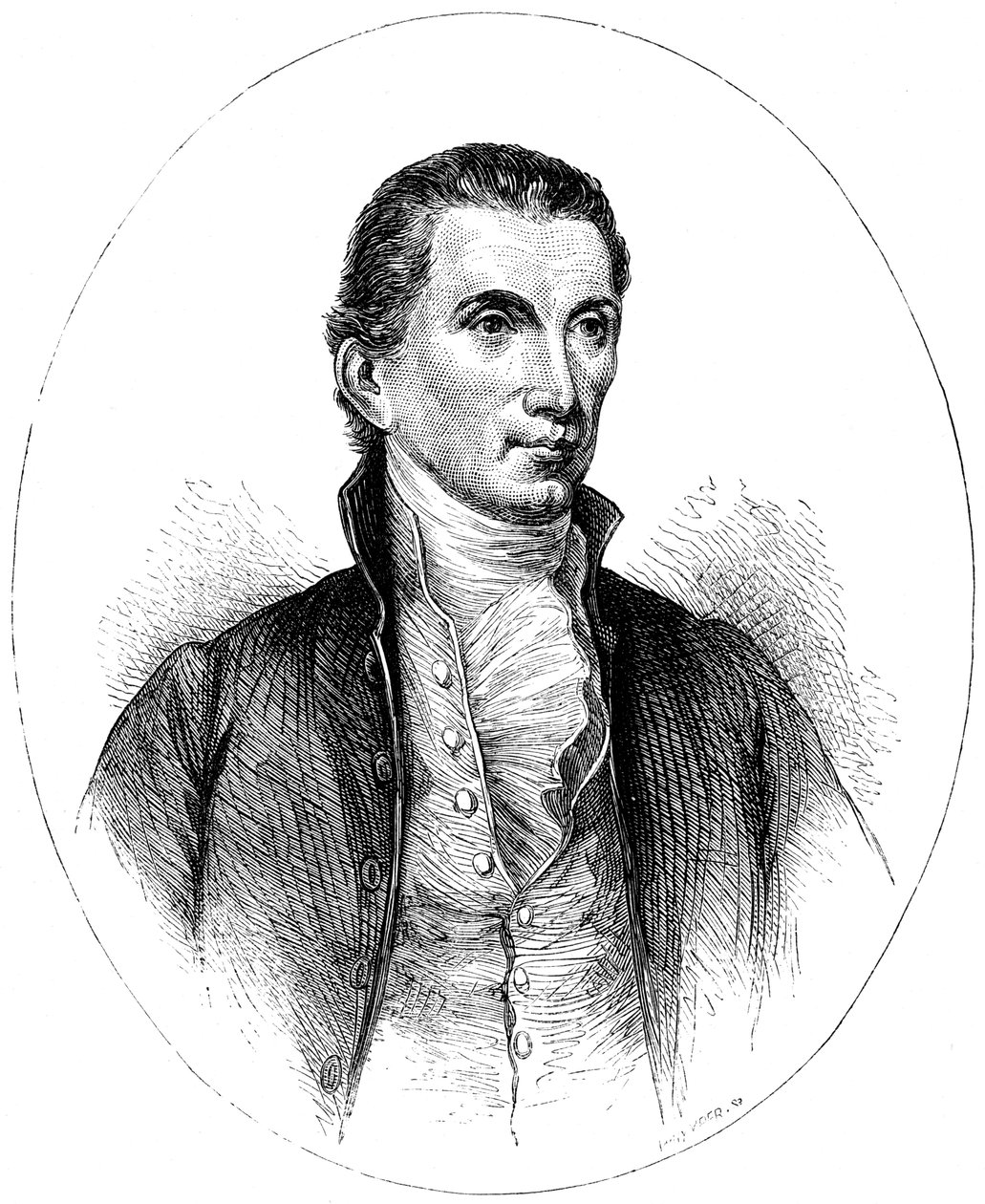 James Monroe, 5. Präsident der Vereinigten Staaten, ca. 1880 von Whymper