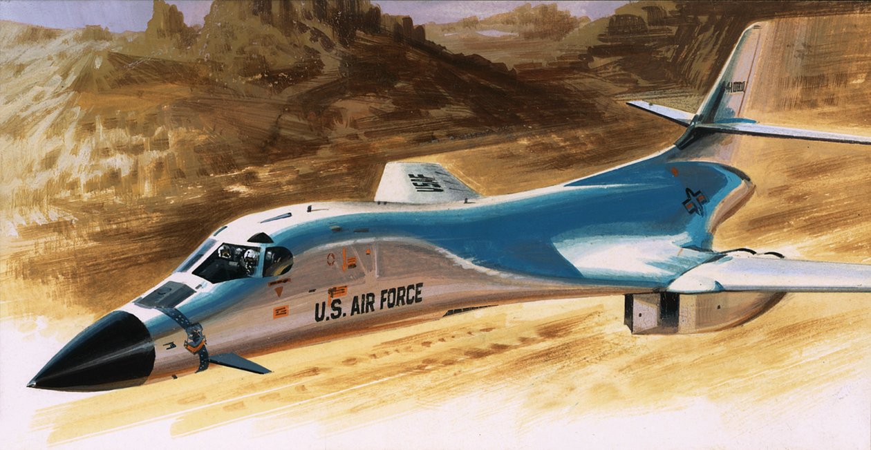 Unidentifiziertes US-Luftwaffenflugzeug von Wilf (20th century) Hardy