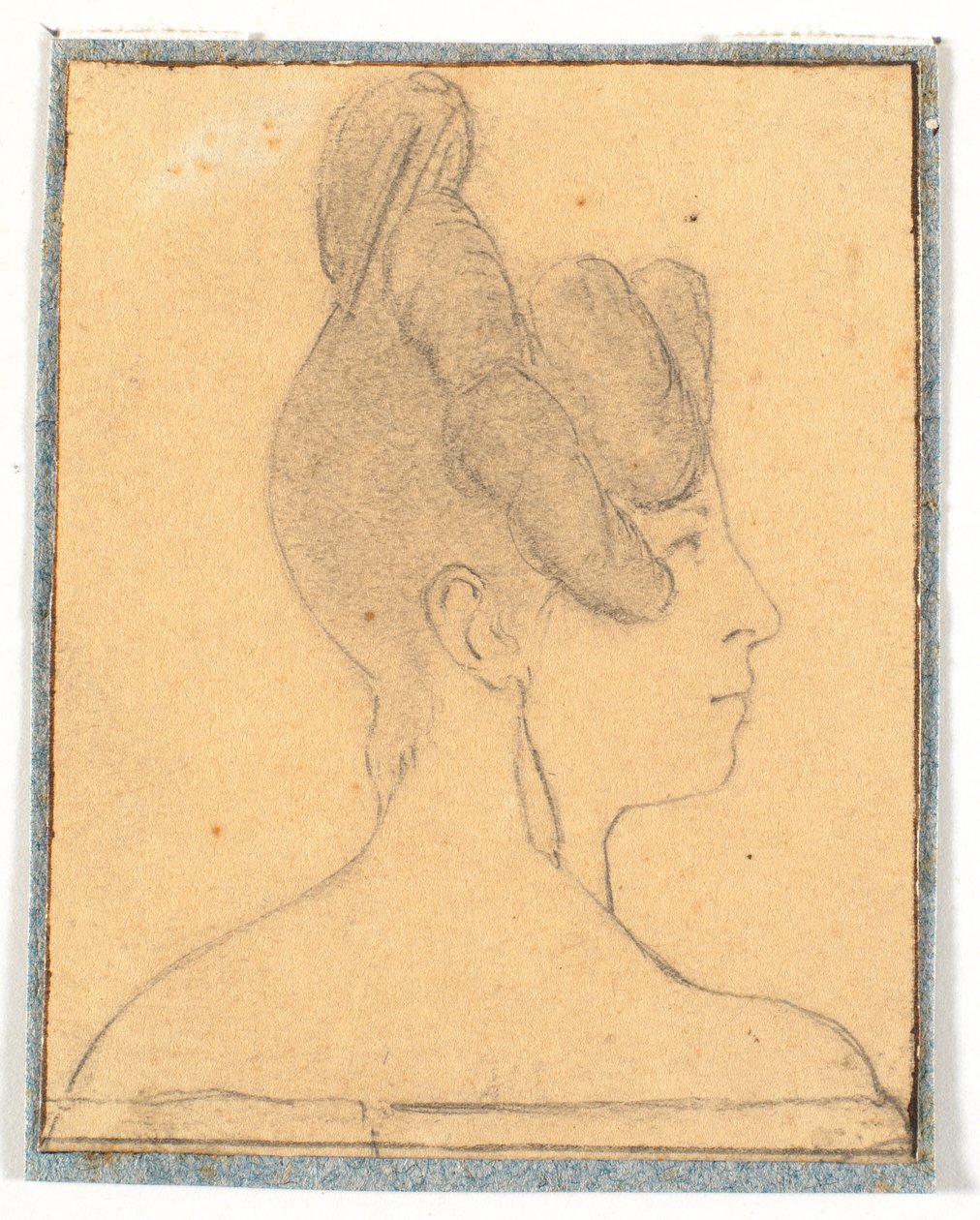 Frauenkopf. Profil nach rechts von Wilhelm Bendz