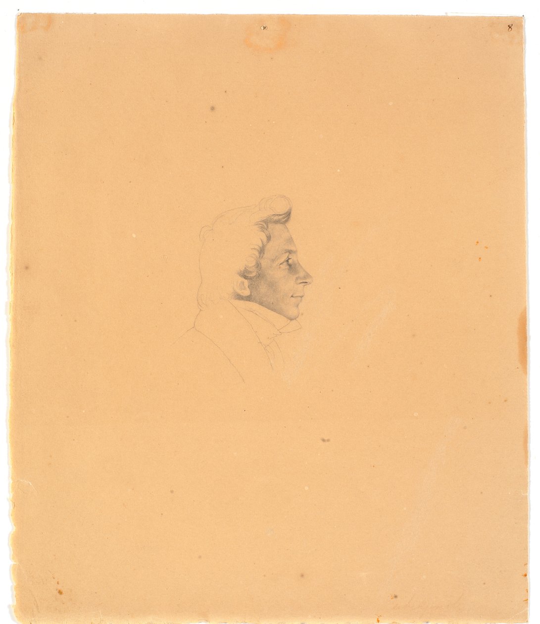 Porträt von Bernhard Stange von Wilhelm Bendz