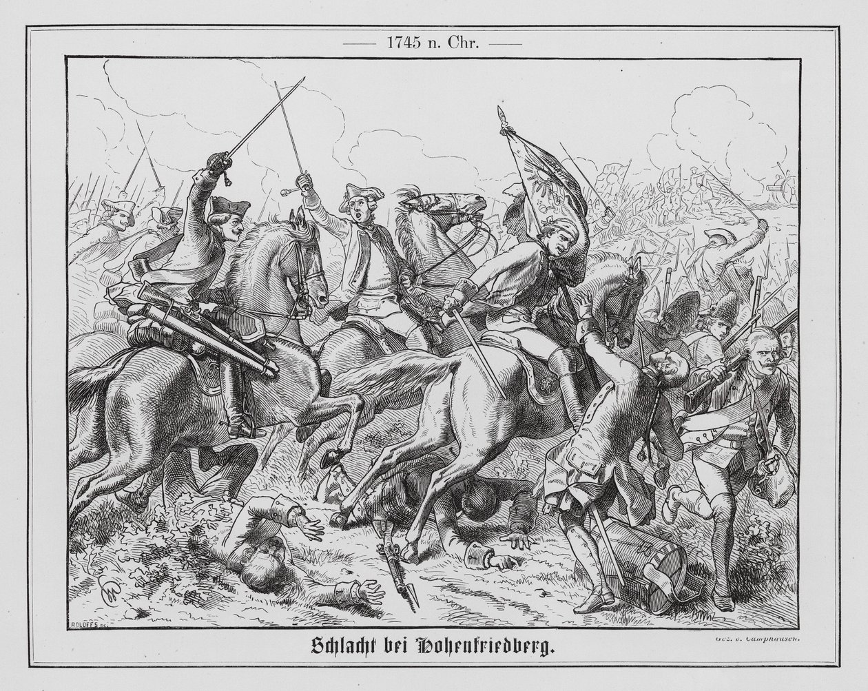 Schlacht bei Hohenfriedberg von Wilhelm Camphausen