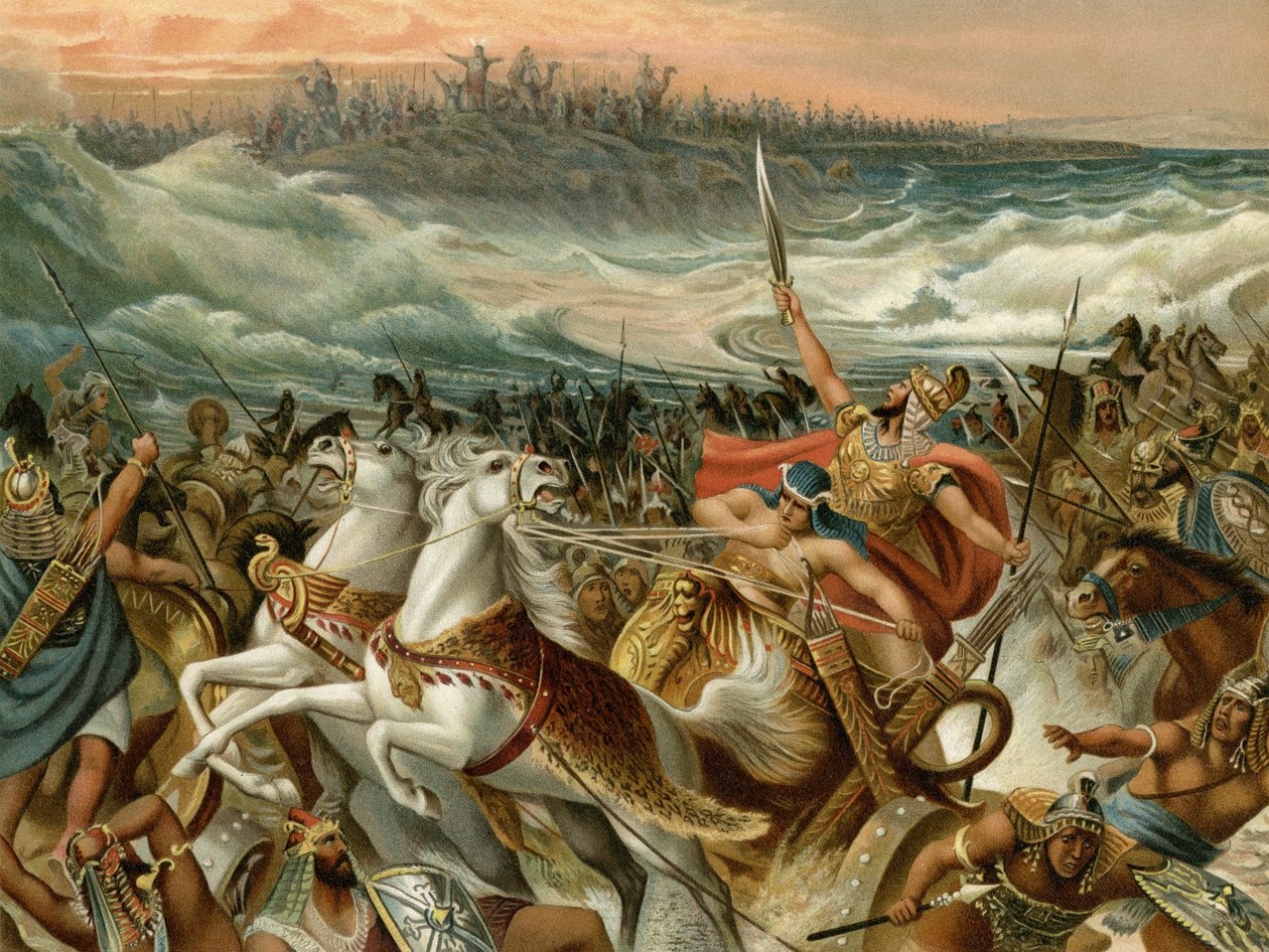 Die Rettung der Israeliten aus dem Roten Meer von Wilhelm Ebbinghaus