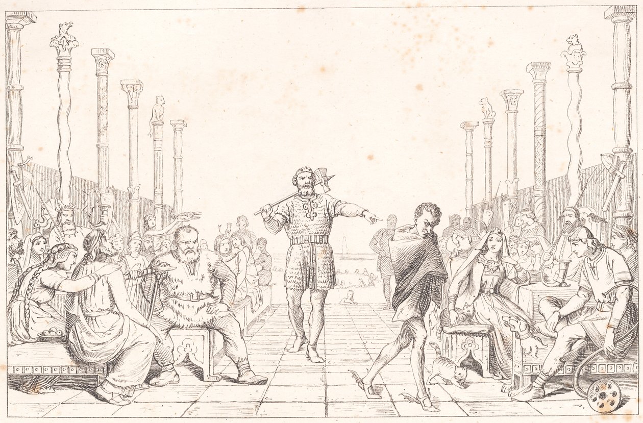 Ægirsgilde von Wilhelm Marstrand