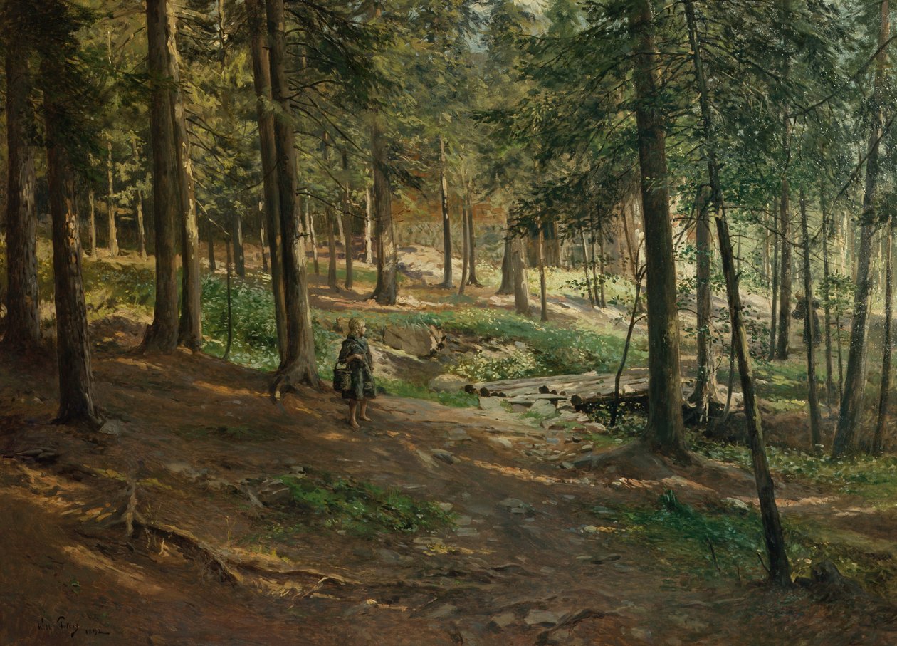 Waldlandschaft von Wilhelm Peters