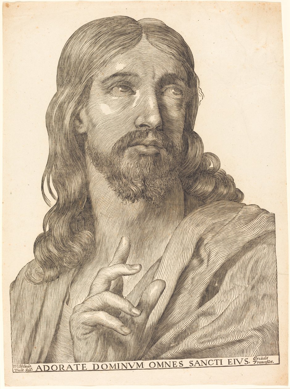 Christus in Halbfigur von Wilhelm Traut