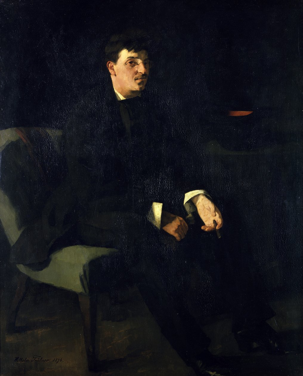 Der Maler Carl Schuch von Wilhelm Trübner