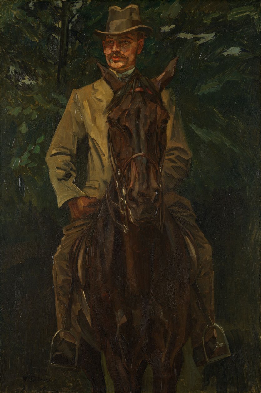 Reiterbildnis von Wilhelm Trübner