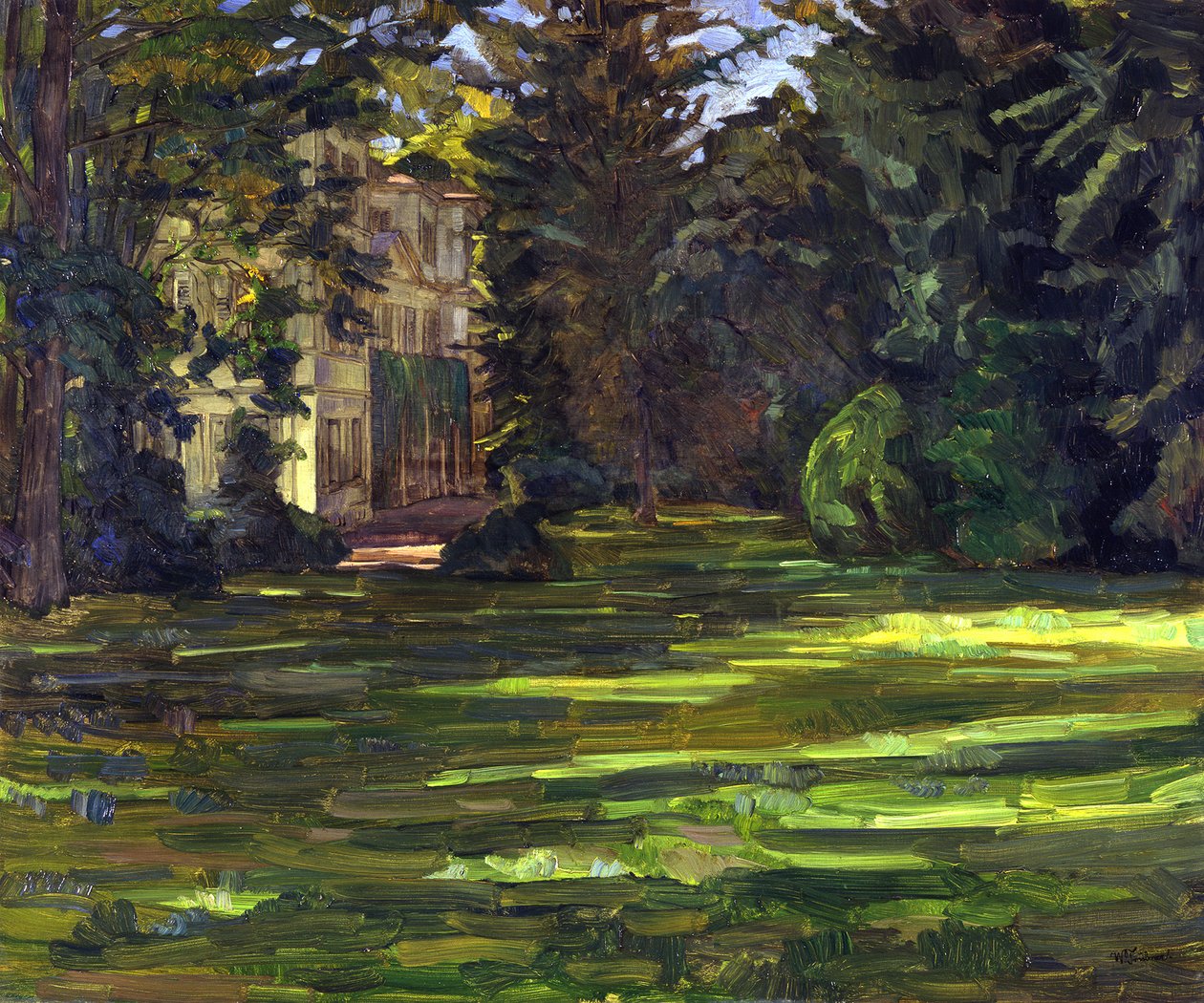 Schloss Hemsbach von Wilhelm Trübner