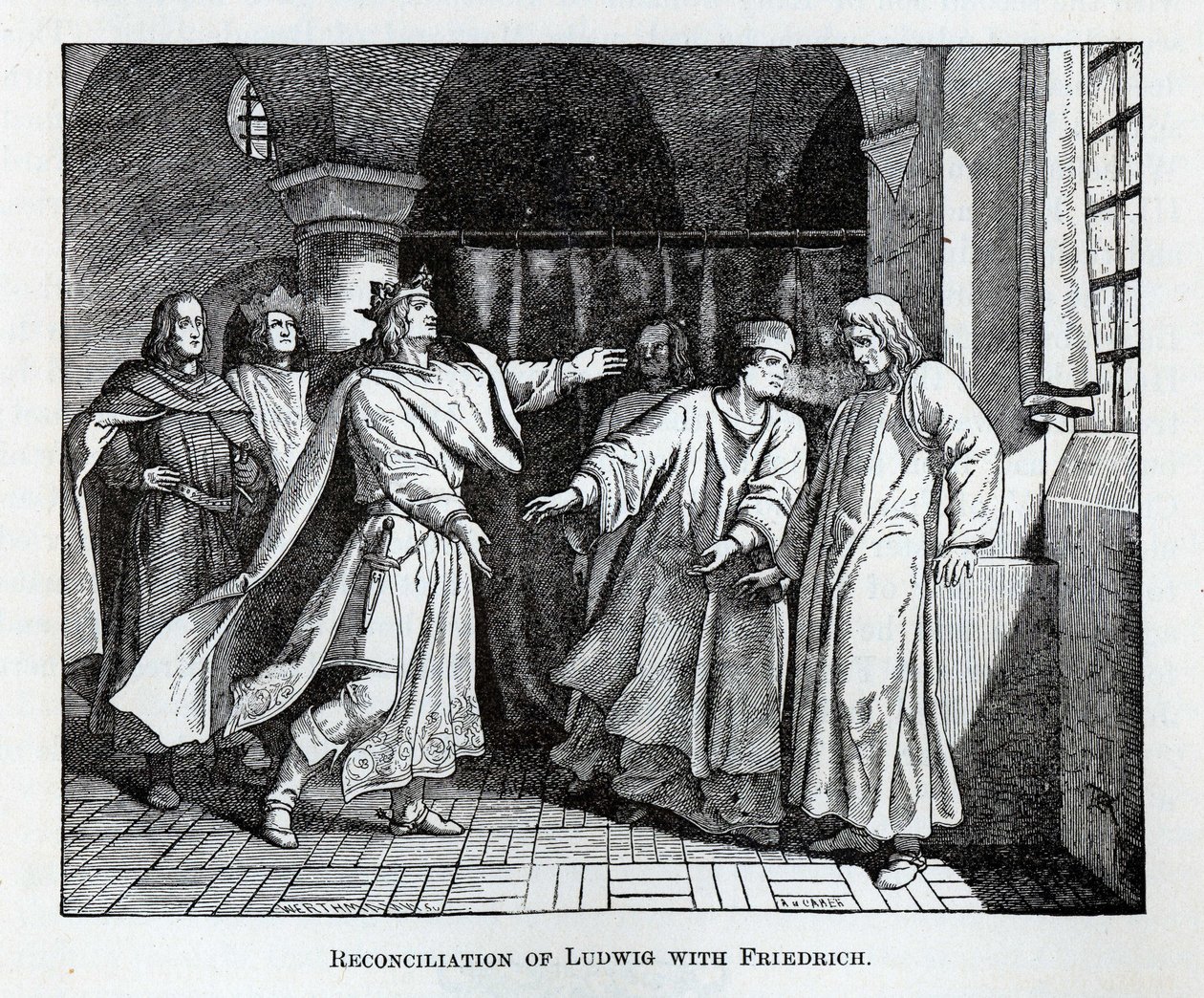 Versöhnung von Ludwig mit Friedrich von Wilhelm Werthmann