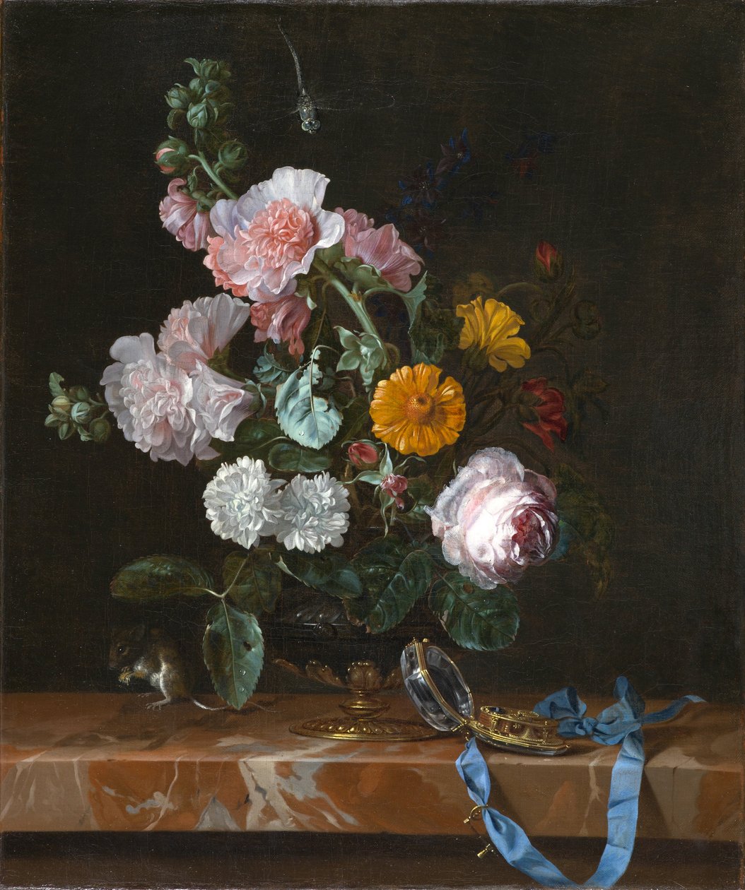 Vanitas-Blumenstillleben von Willem van Aelst
