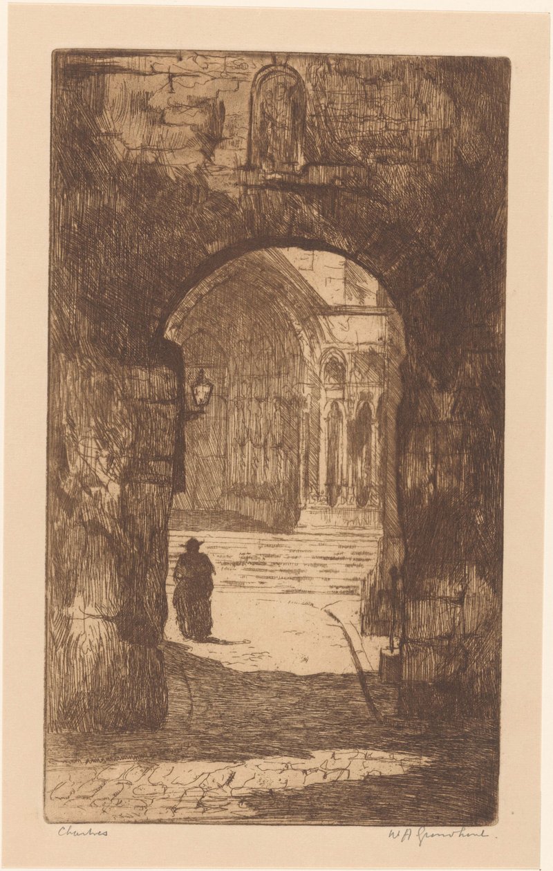 Chartres von Willem Adrianus Grondhout (signed by artist)