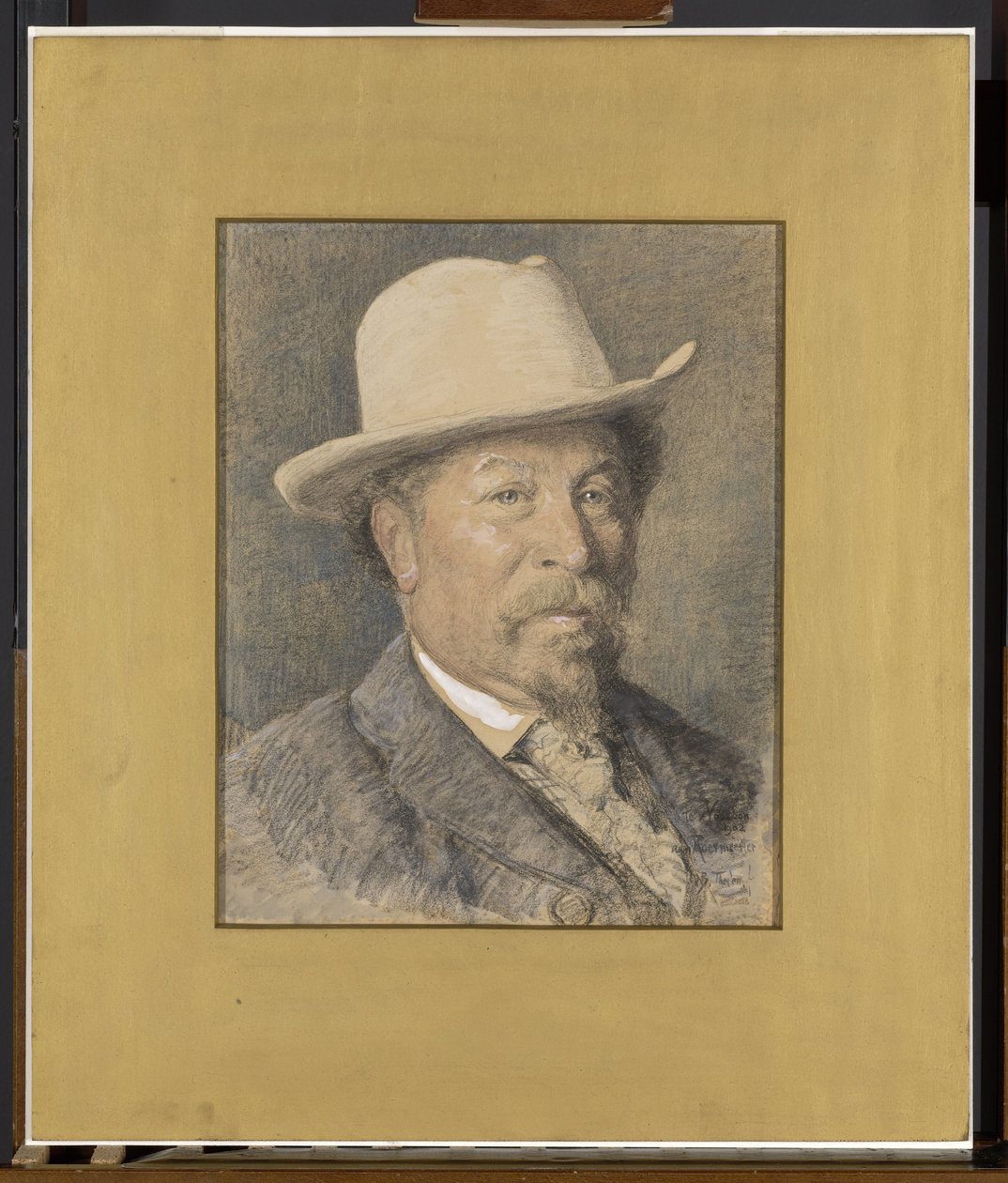 Porträt des Malers Gerardus Johannes Roermeester (1844-1936) von Willem Bastiaan Tholen