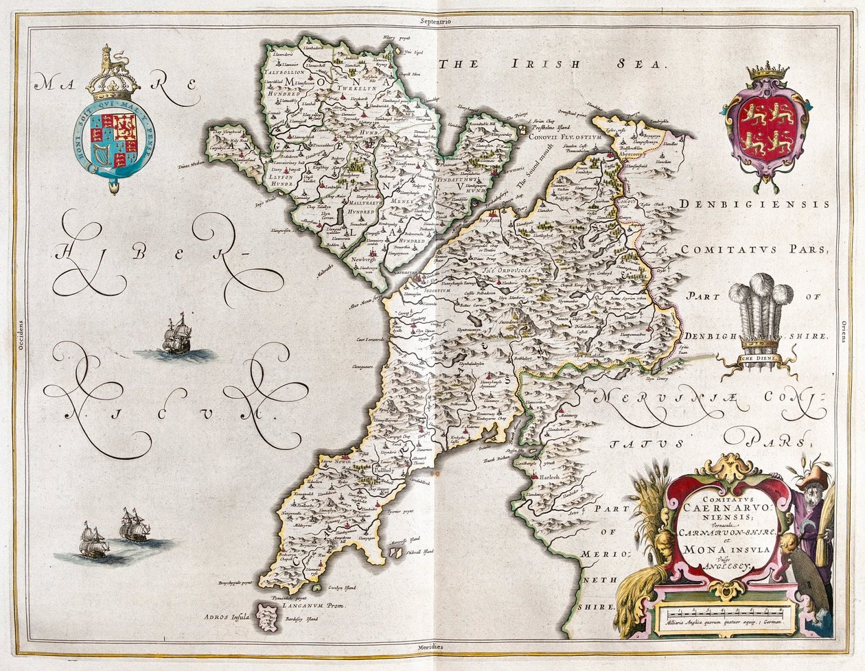 Carnarvonshire und Anglesey, in 