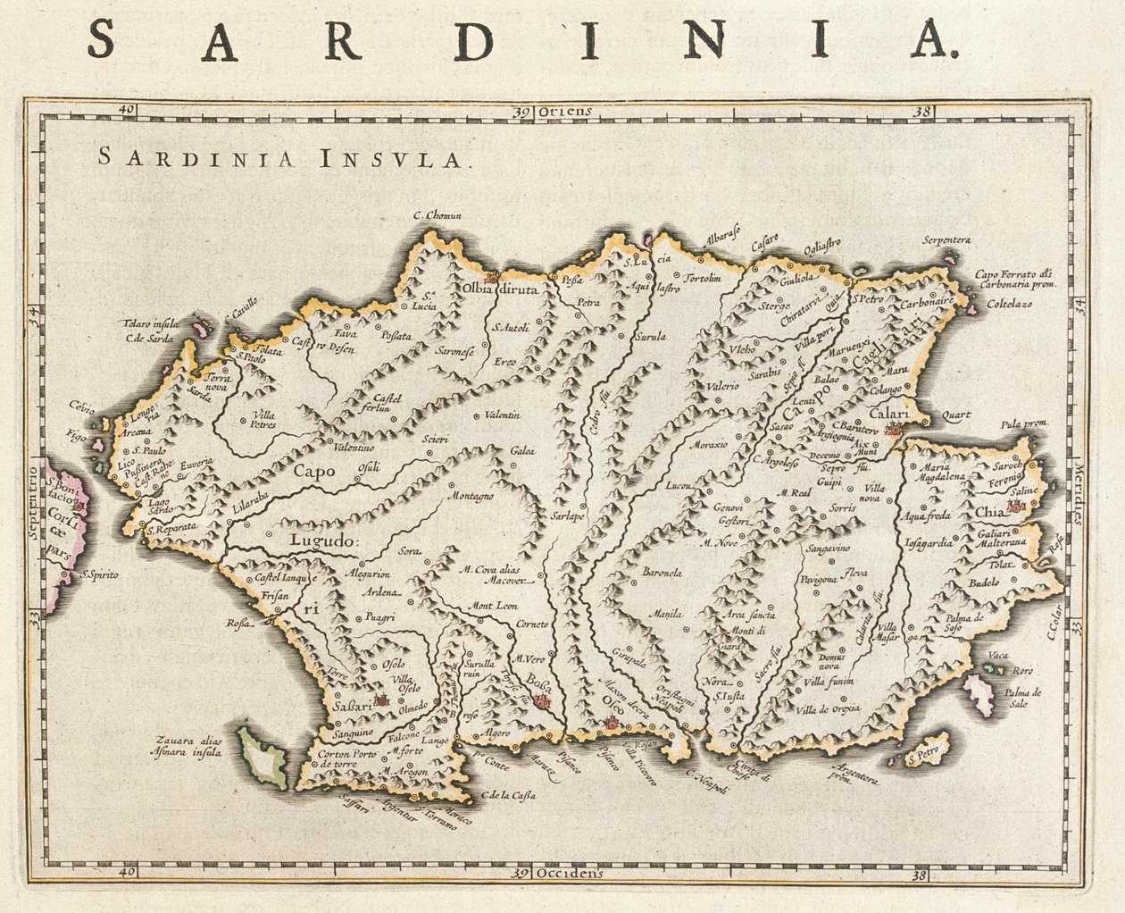 Insel Sardinien, Italien, in 