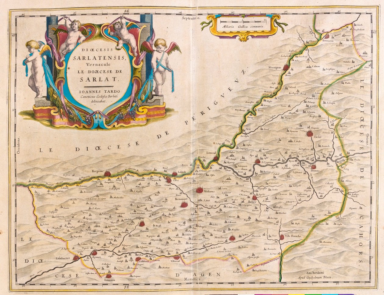 Region Sarlat-Bergerac-Couse-Ville Franche, in 