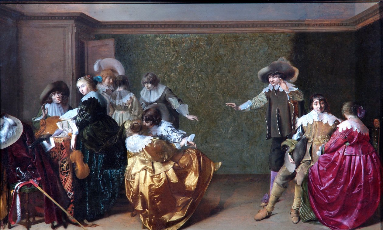 Eine musikalische Gesellschaft, 17. Jahrhundert von Willem Cornelisz Duyster