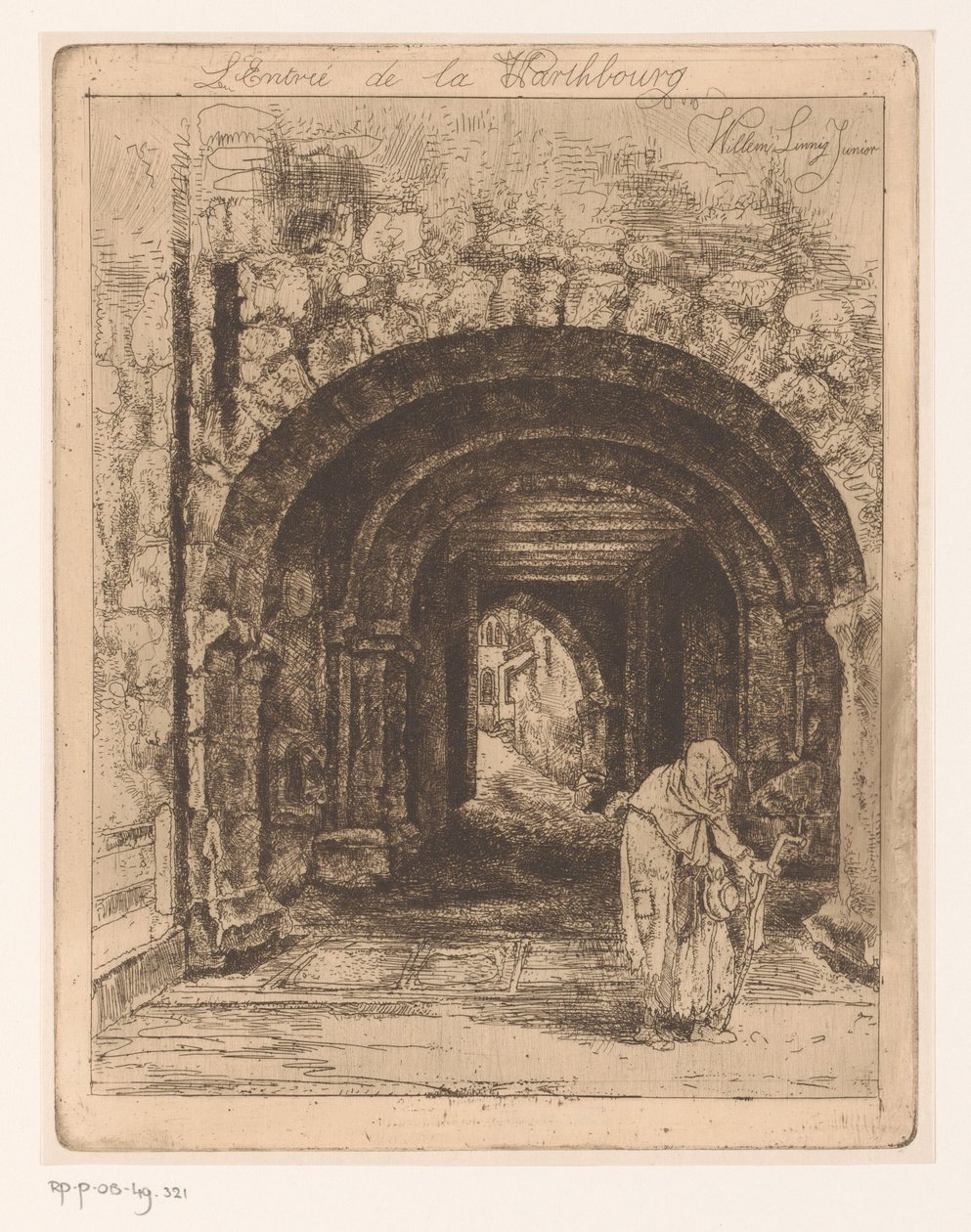 Eingangstor der Wartburg in Eisenach von Willem Linnig (II)