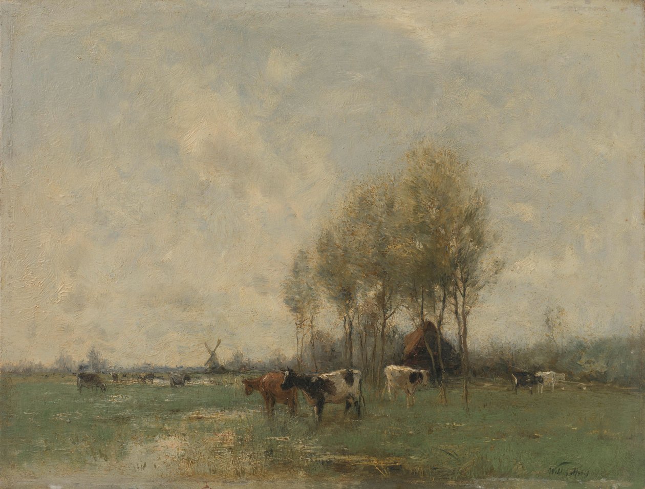 Wiese mit Kühen von Willem Maris