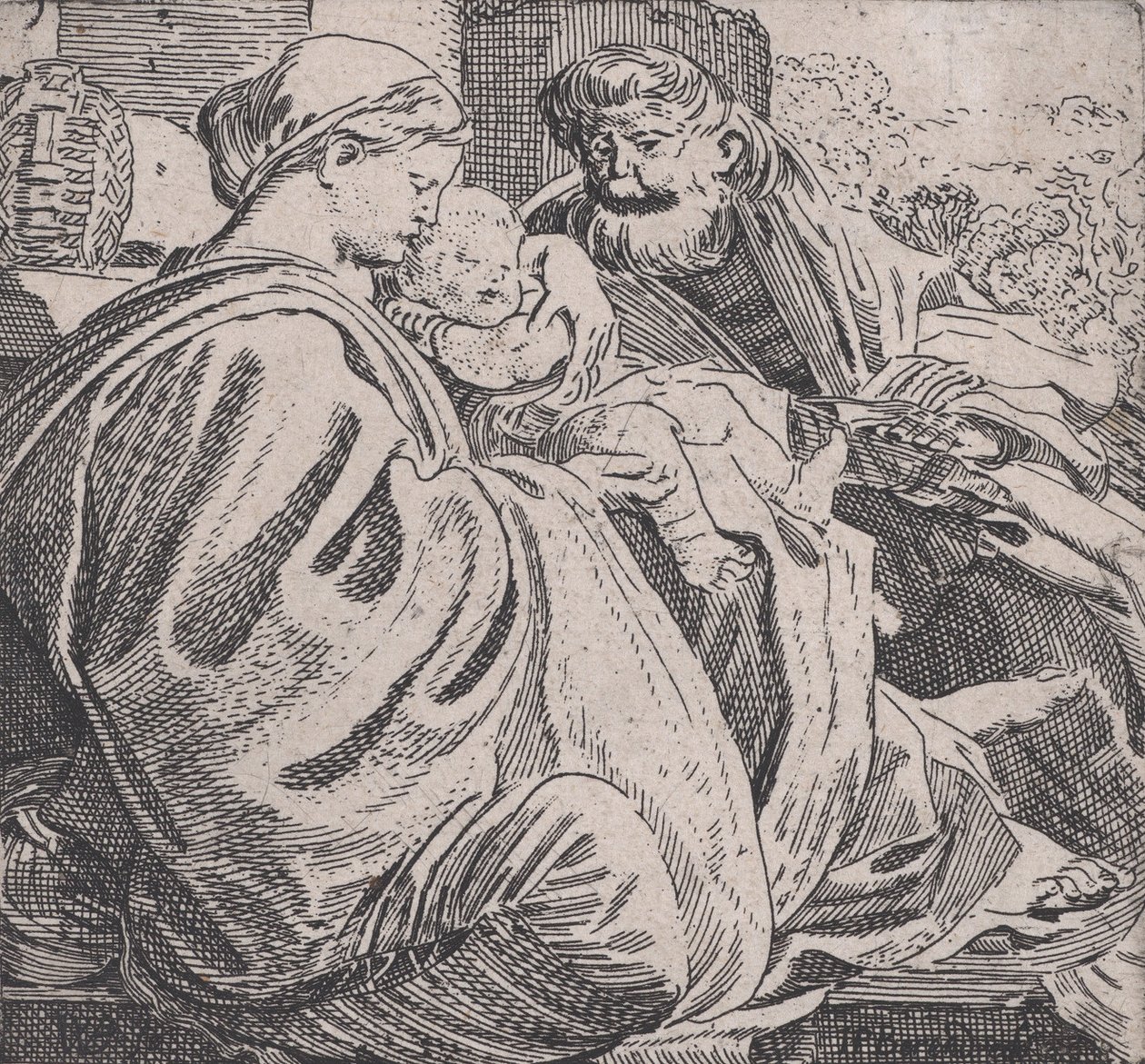 Die Heilige Familie beim Ausruhen von Willem Pietersz. Buytewech