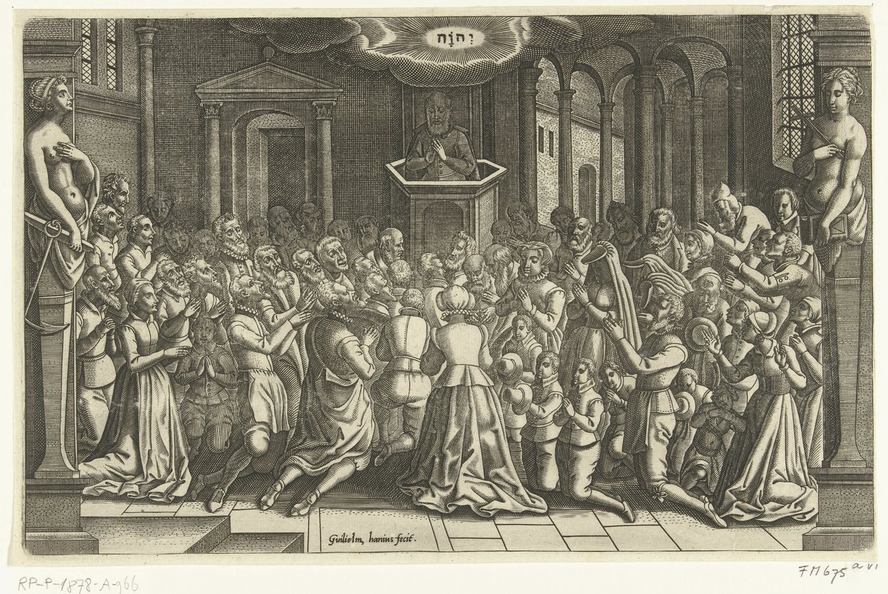 Dank für die Befreiung von Leiden, 1574 von Willem de Haen