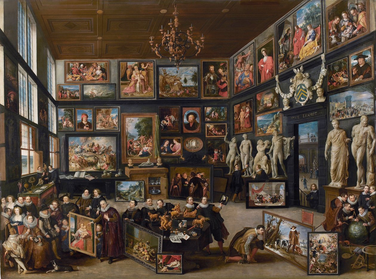 Die Galerie von Cornelis van der Geest, 1628 von Willem van Haecht