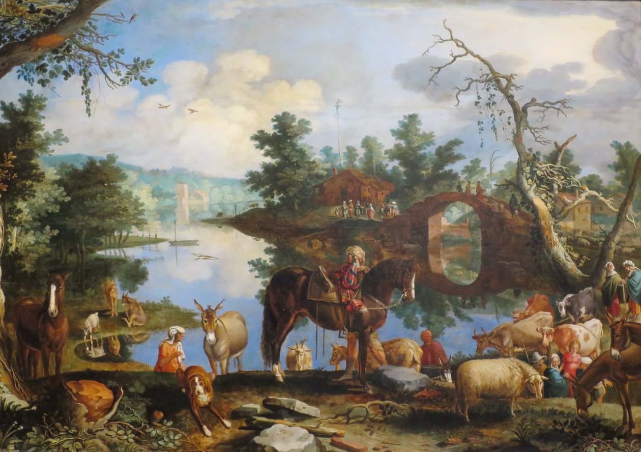 Jakob kehrt nach Kanaan zurück, Willem van Nieulandt der Jüngere, 1611, Puschkin-Museum von Willem van Nieulandt II
