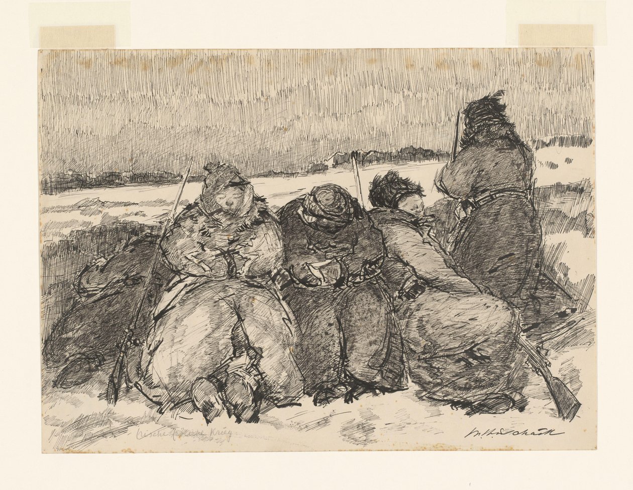 Frische fröhliche Krieg von Willem van Schaik (signed by artist)