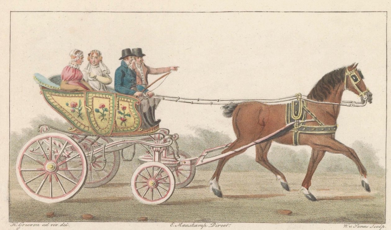 Zaans Spielwägelchen, 1824 von Willem van Senus