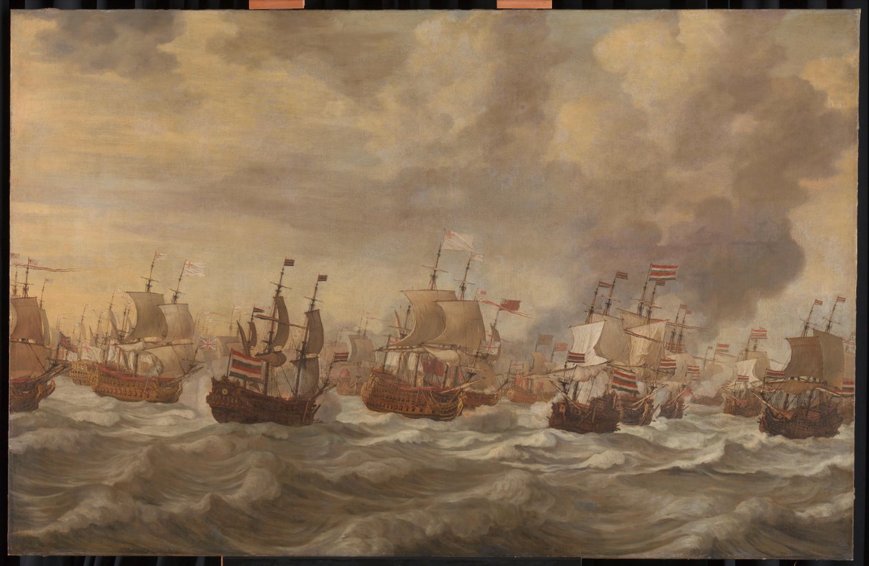 Episode aus der viertägigen Seeschlacht von Willem van de the Elder Velde