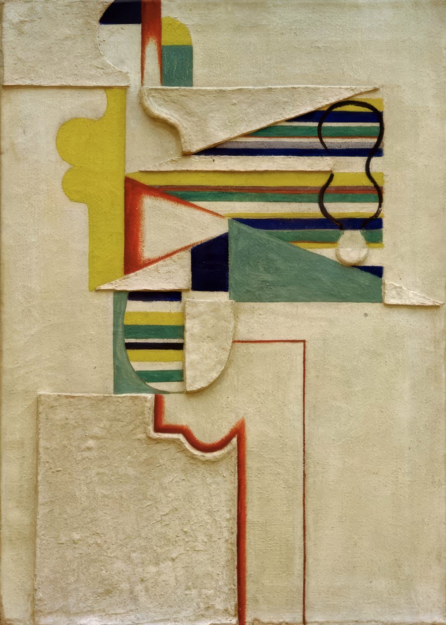 Figur mit Streifen von Willi Baumeister