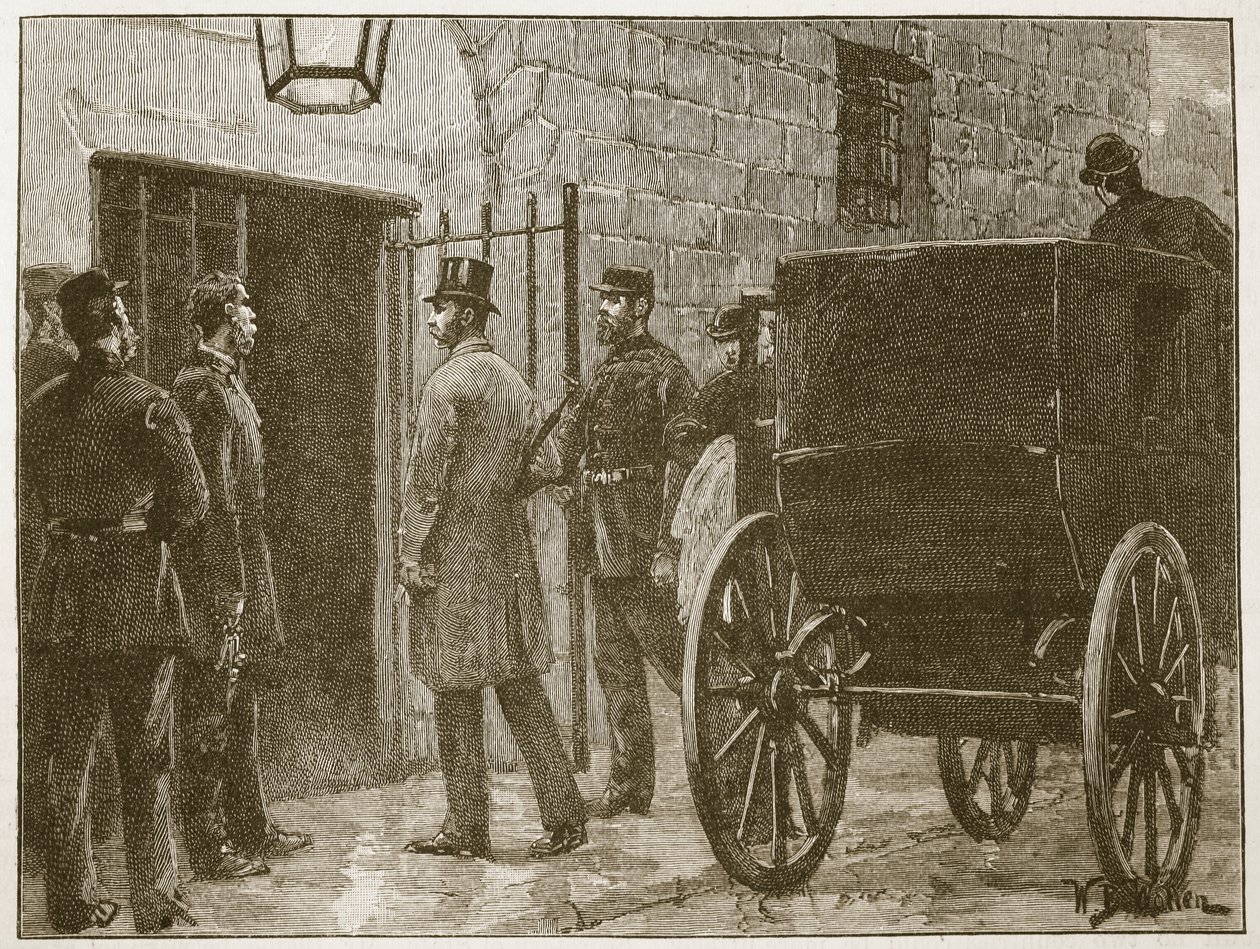 Ankunft von Mr Parnell im Kilmainham-Gefängnis, Illustration aus 