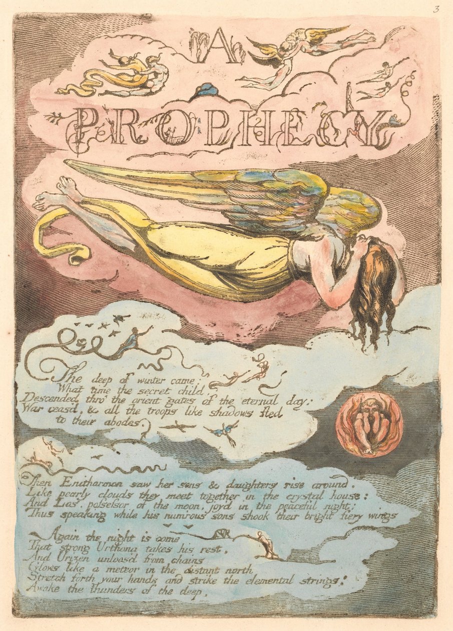 Europa. Eine Prophezeiung, Tafel 5 von William Blake