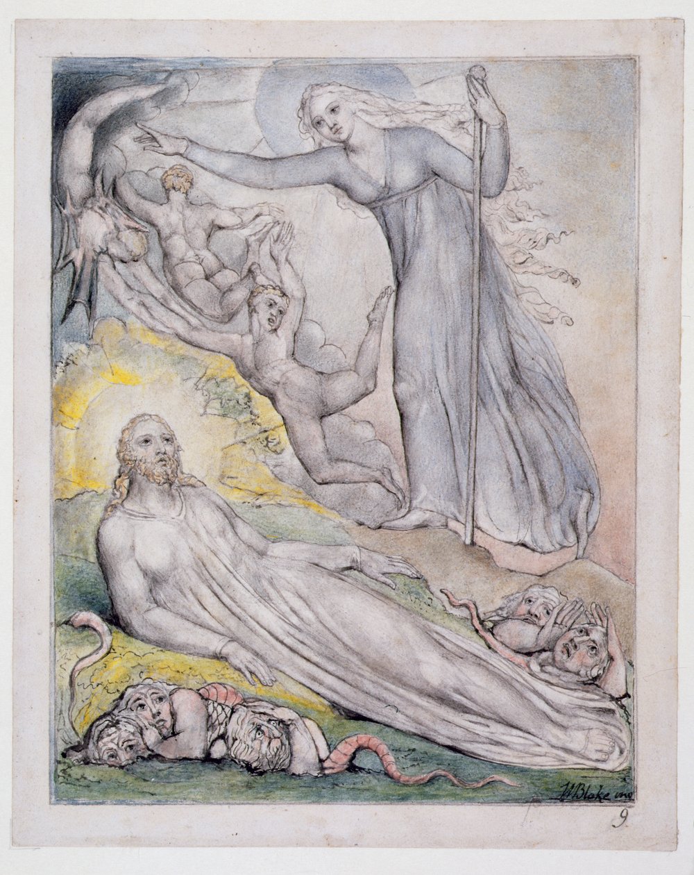 Der Morgen vertreibt die Phantome, Illustration aus 