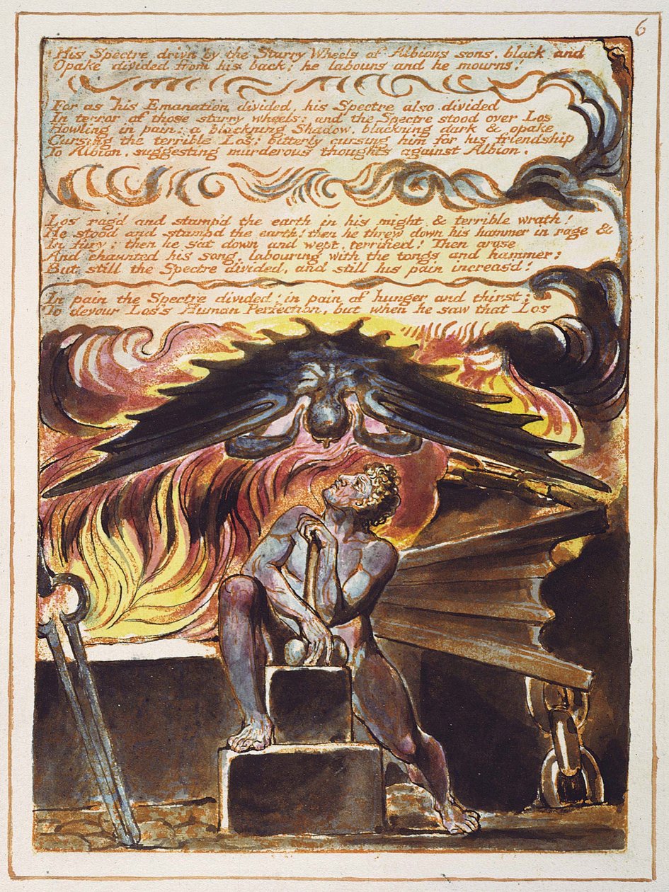 Die Emanation des Riesen Albion von William Blake