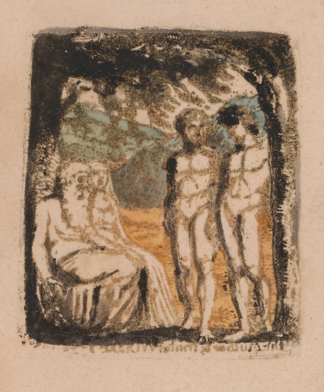 Es gibt keine natürliche Religion, Tafel 1, Frontispiz (Bentley a1) von William Blake