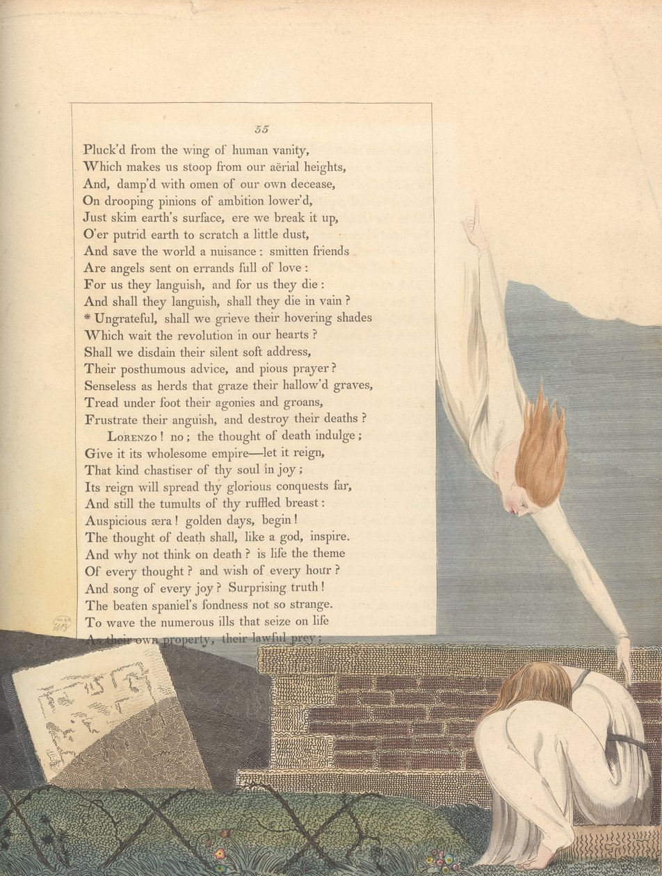 Youngs Nachtgedanken, Seite 55 von William Blake