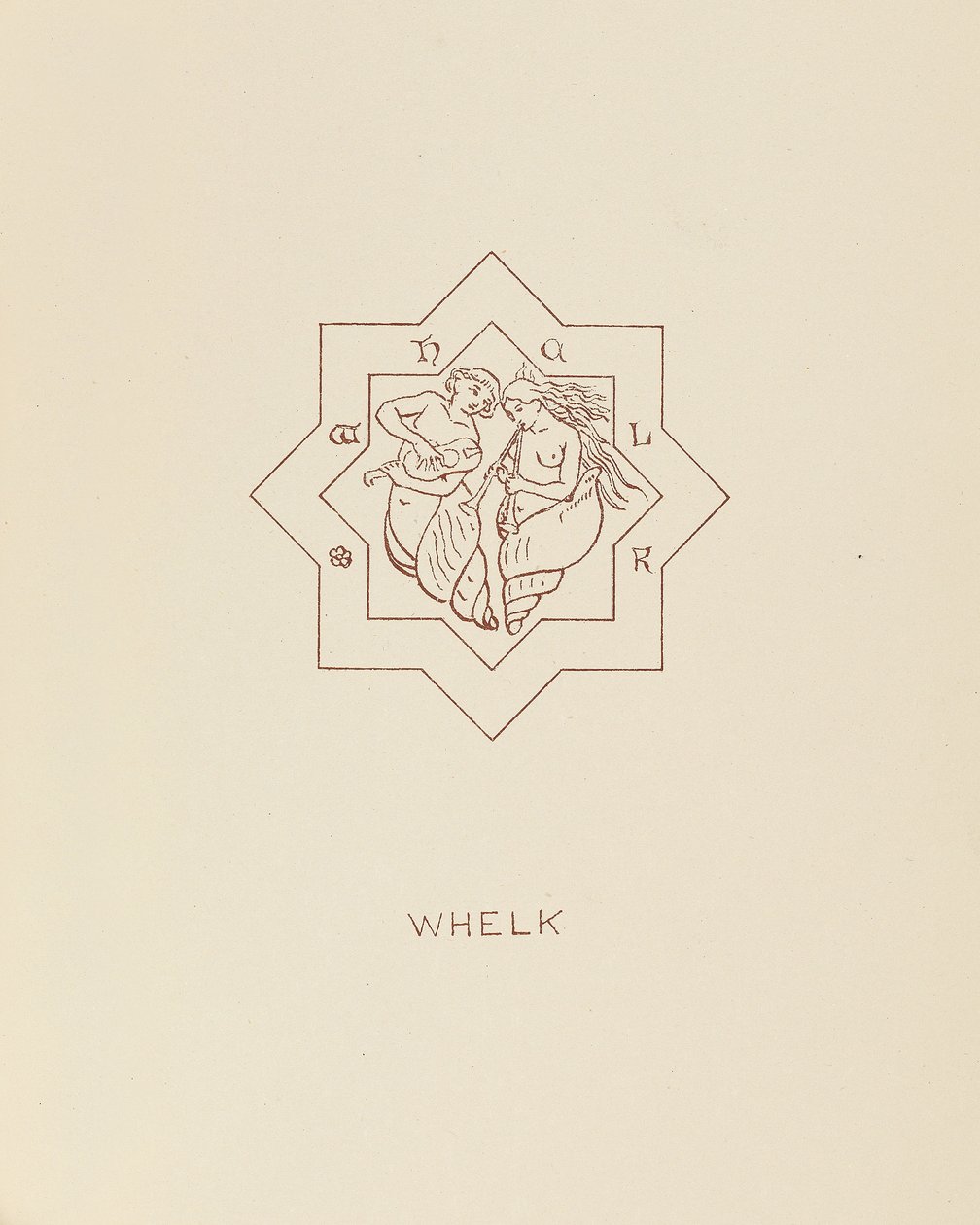 Wellhornschnecke, 1878 von William Burges